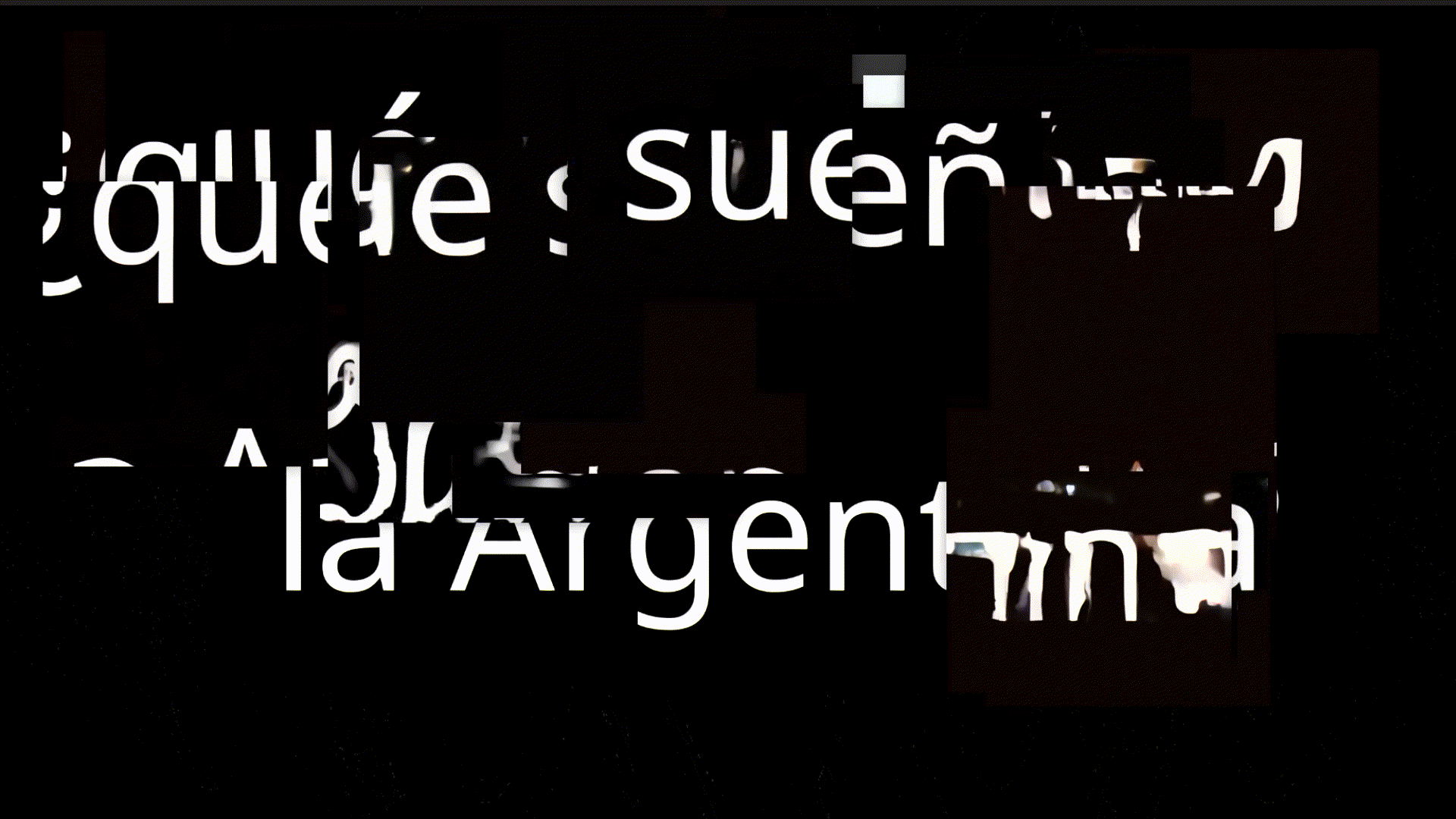 Screenshot de la pantalla mostrando un sistema con multiples videos que intervienen la imagen de laura richardson
